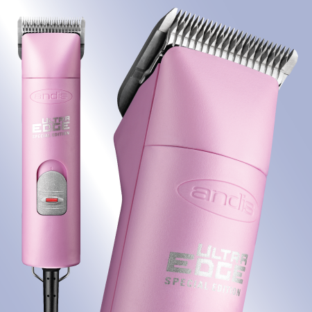 pink andis dog clippers