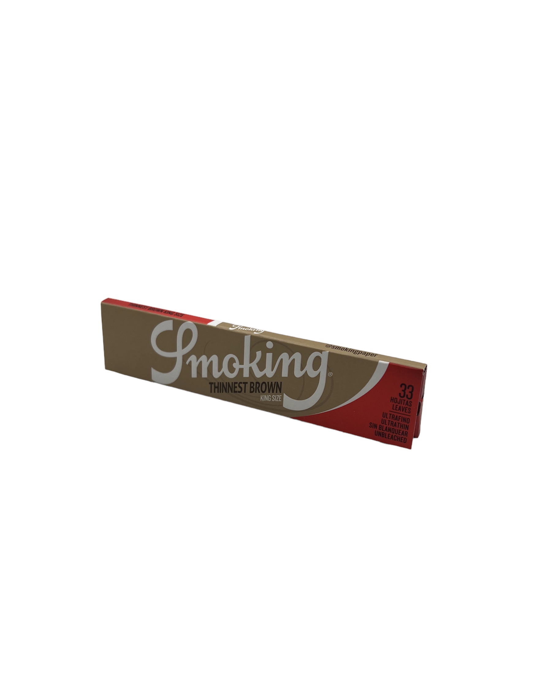 Smoking 33 cartine lunghe slim thinnest brown