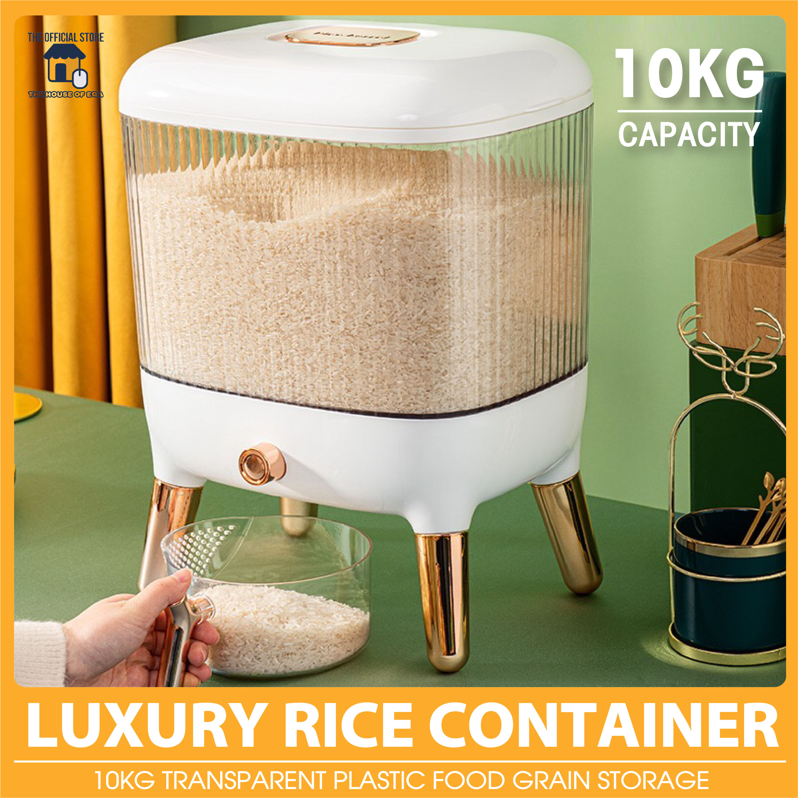 Rice Storage Container (10 kg) – The Decor Home's