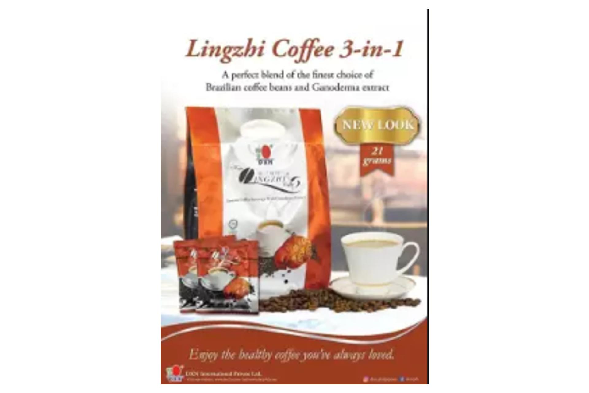 Dxn Lingzhi Coffee 3in1 Instant Coffee Beverage with Ganoderma Extract