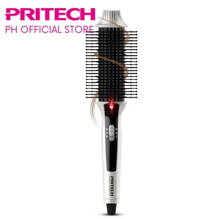 pritech hair straightener brush
