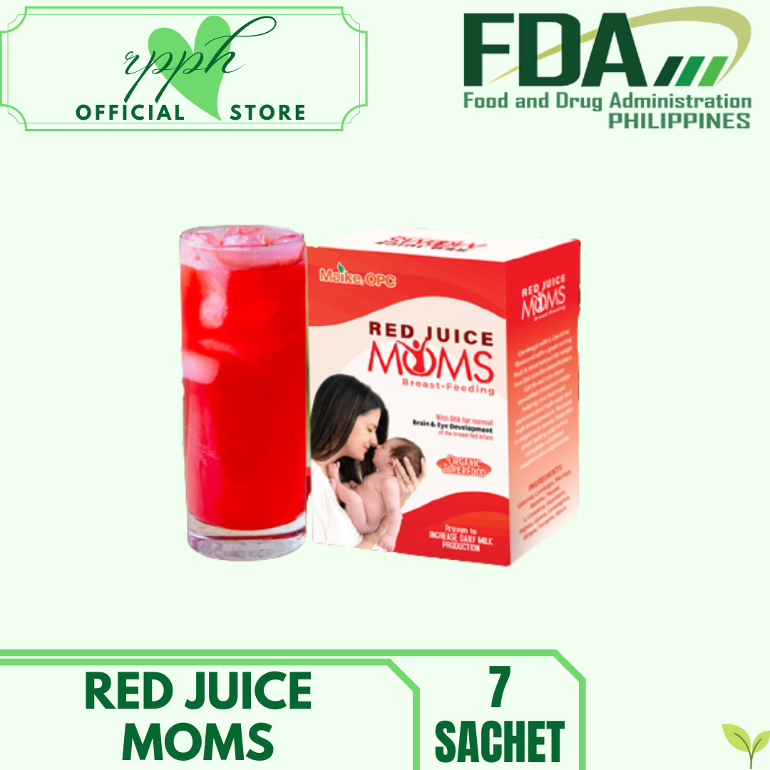 Red Juice Moms Juice with malunggay Folic Acid DHA Sodium Ascorbate