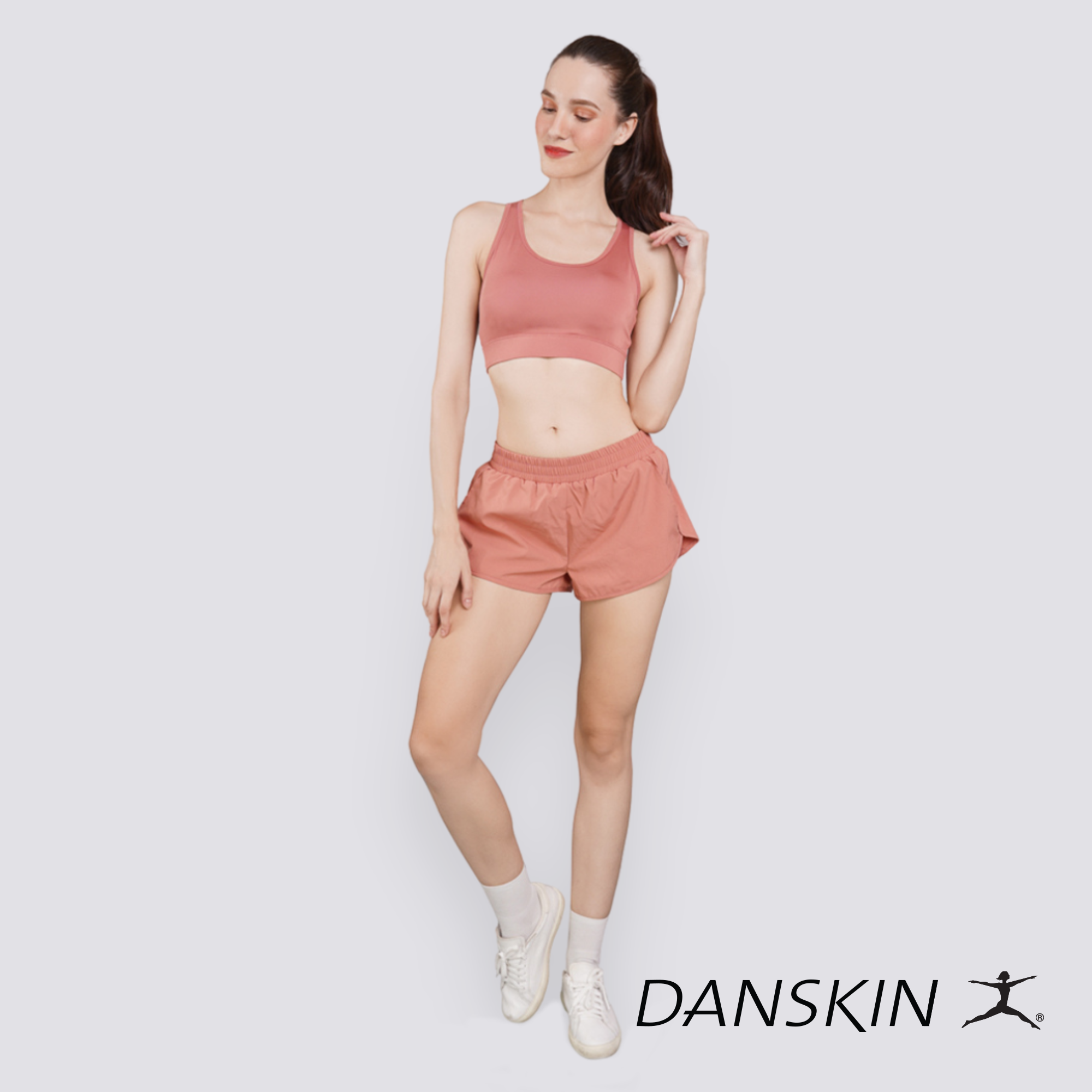 Danskin Crunches Fitness Sports Bra with Removable Pads Women Activewear