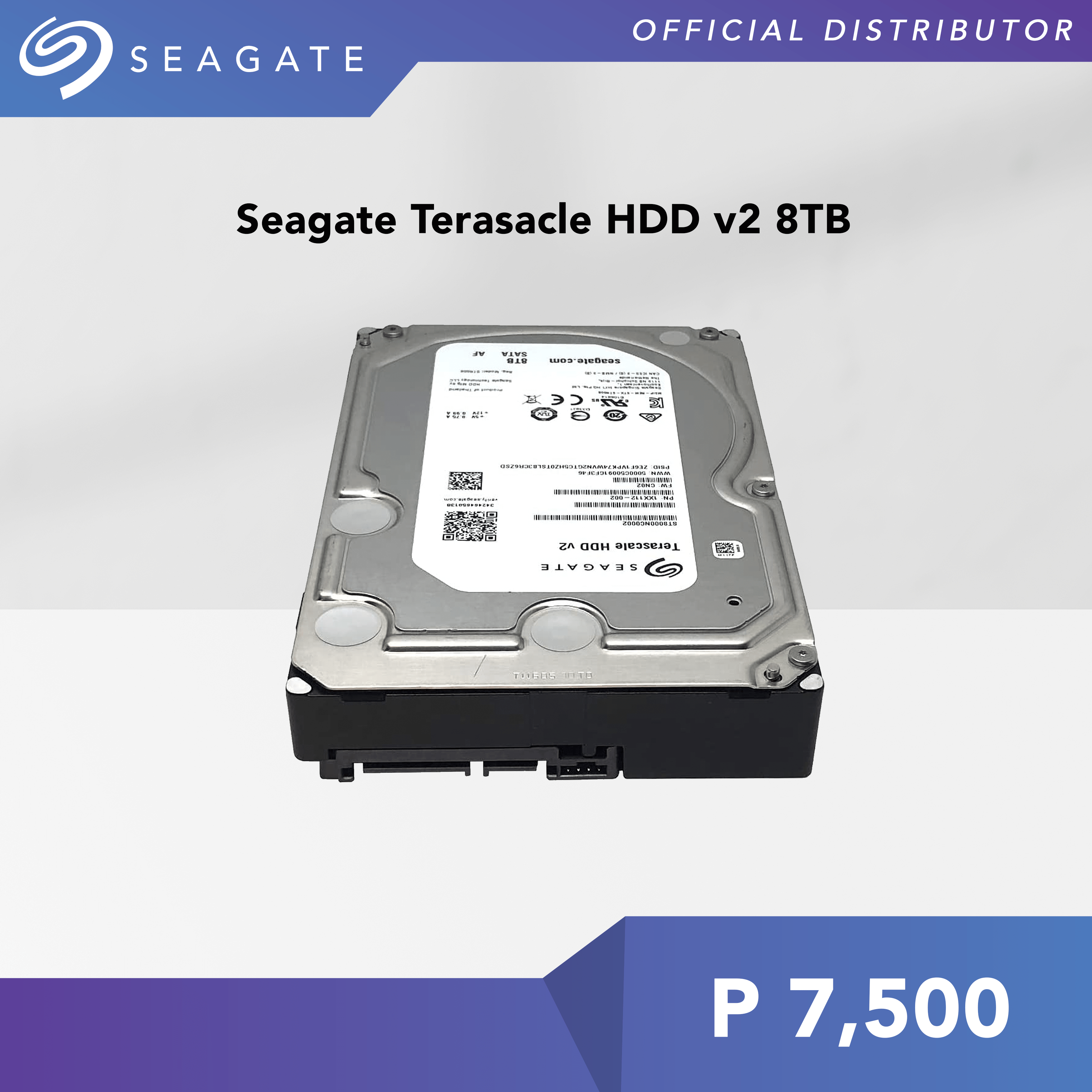 Seagate 8TB Terascale Enterprise HDDシーゲイト - PCパーツ