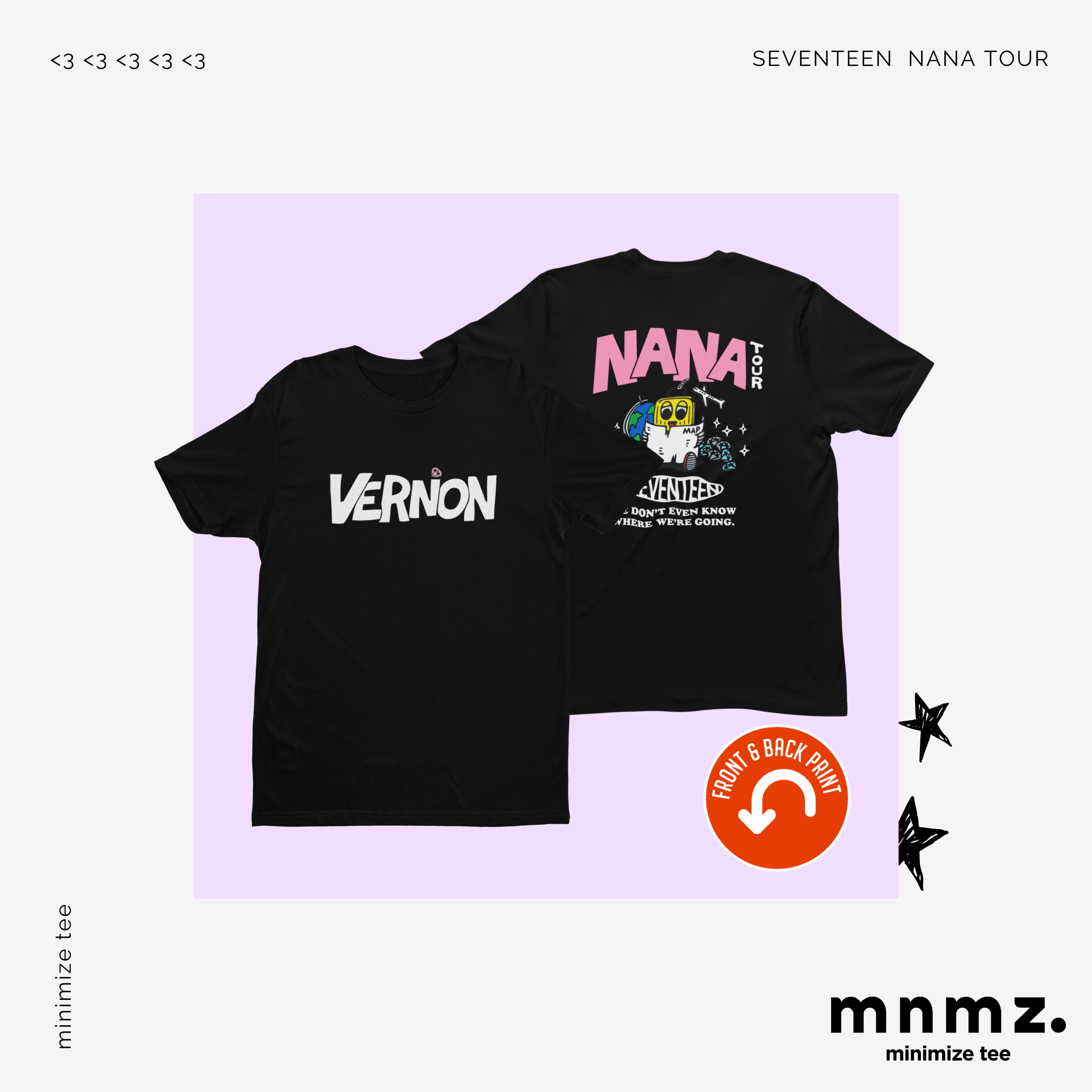 NANATOUR VERNON(name ver) Mサイズ NANA Tour ナナツアー NANATOUR VERNON(name ver) Mサイズ NANA Tour ナナツアー