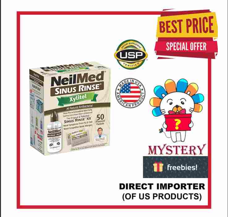 NeilMed Sinus Rinse Kit with Xylitol, 50 Count Lazada PH