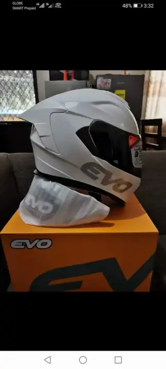 Evo Helmet Gt Pro Pearl White Medium Lazada Ph