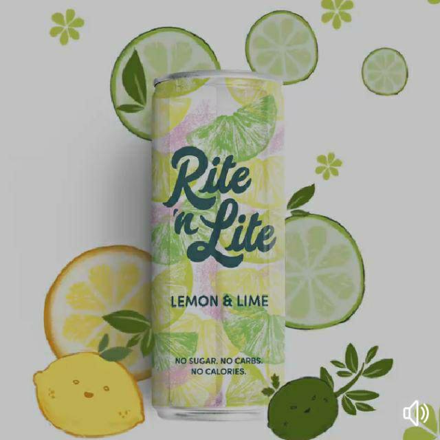 Rite N' Lite Carbonated Drinks No Sugar, Guilt Free, Diabetic and Keto
