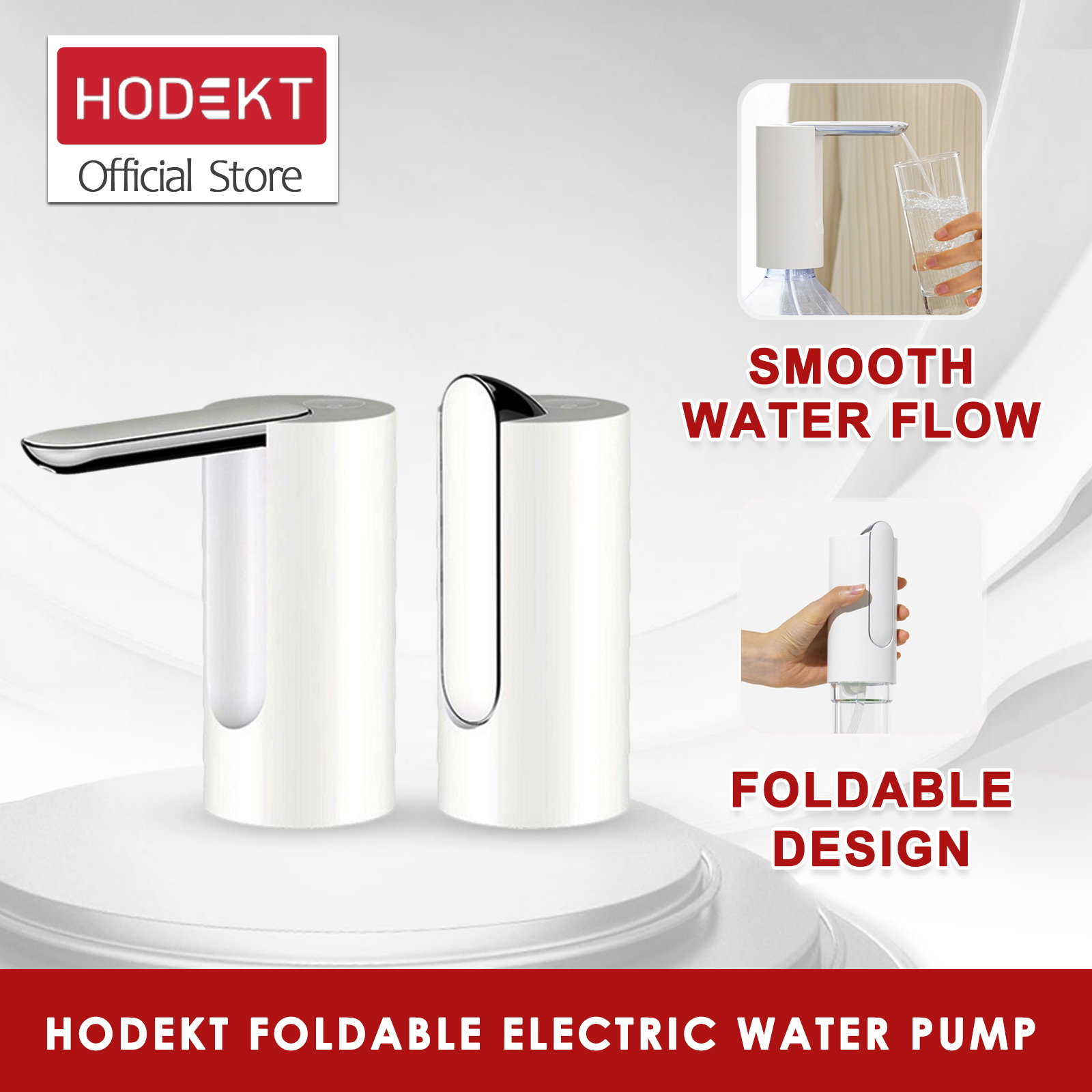 HODEKT Water Bottle Pump Water Pump Dispenser Automatic Drinking Water