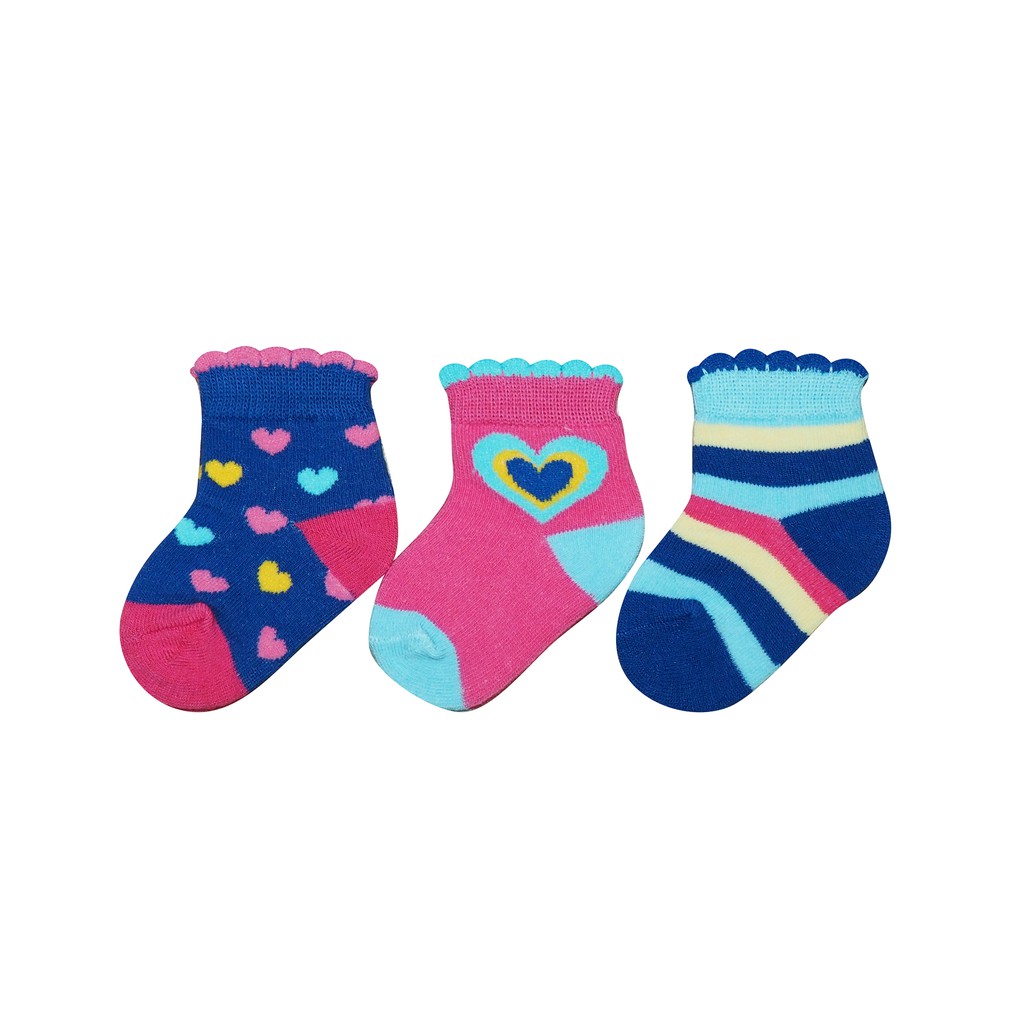 Enfant Baby Girl Sock with Cute Shape Design Set of 3RZs Lazada PH