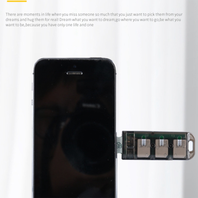 6 Slot SIM Card Adapter Multi SIM Card Reader Mini SIM Nano with Independent Control Switch for Android