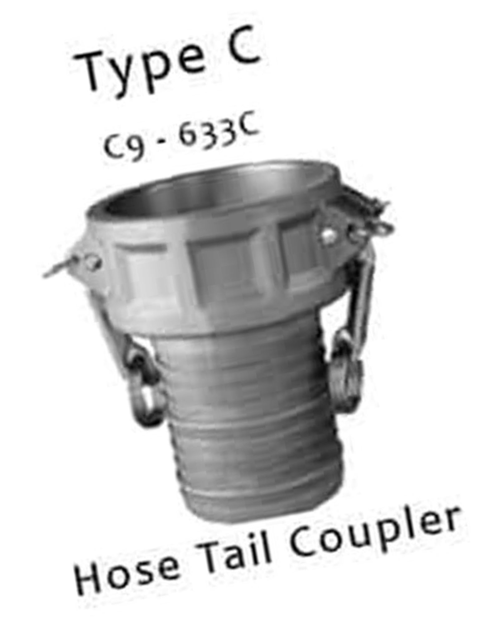 Raccord Rapide Type Camlock C - Barbe (Mamelon) 2" Vers 1,5" - Marque AP Supplies - Matière PP