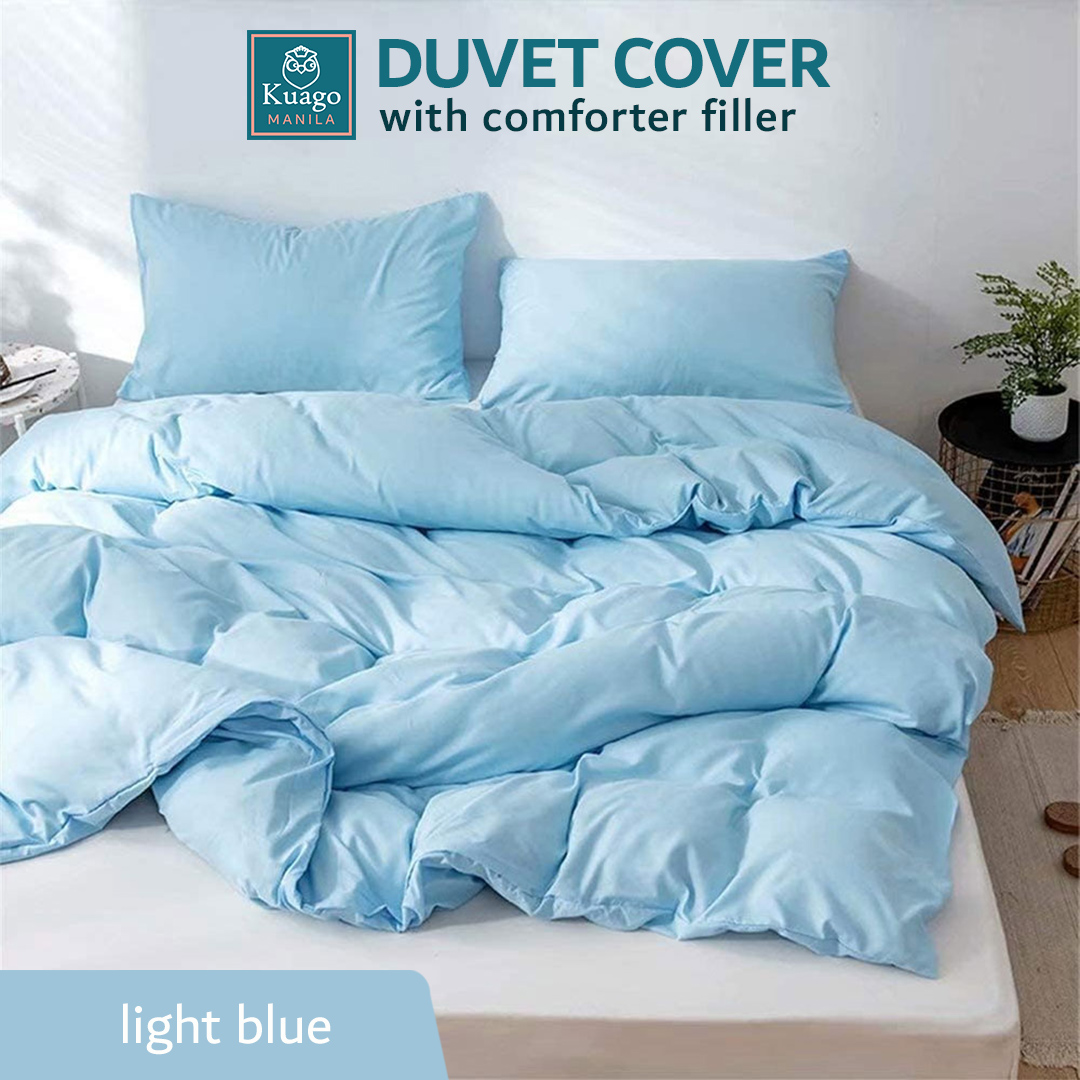 KuagoManila 2in1 Duvet Cover With Comforter Filler Comforters