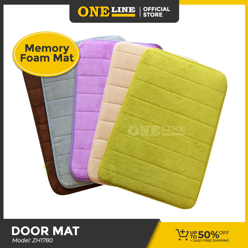 ONELINE Memory Foam Door Mat Super Absorbent Material Lazada PH
