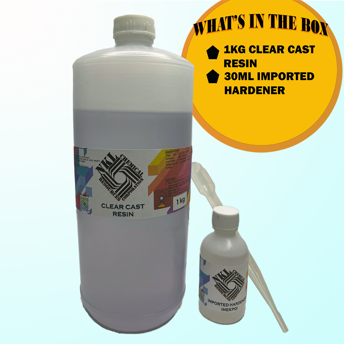 NKLCHEM Fiberglass, Clear Cast Resin Resin for Casting figurines, for lamination of furniture