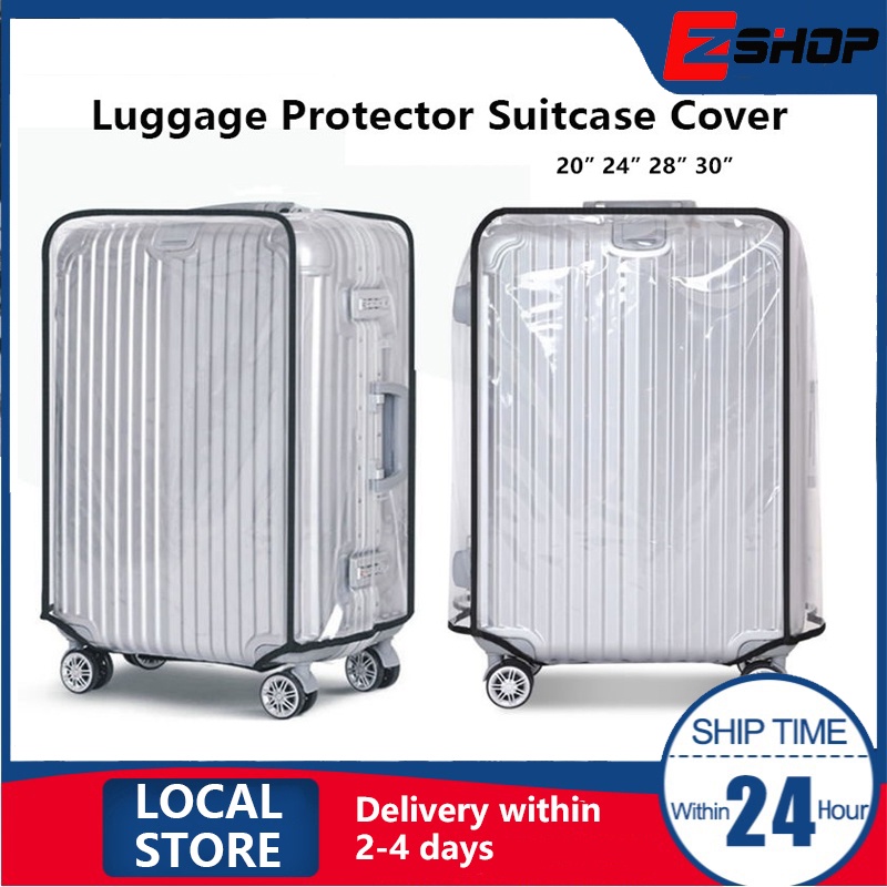 Transparent PVC Luggage Cover DustProof Waterproof Trolley Suitcase ...