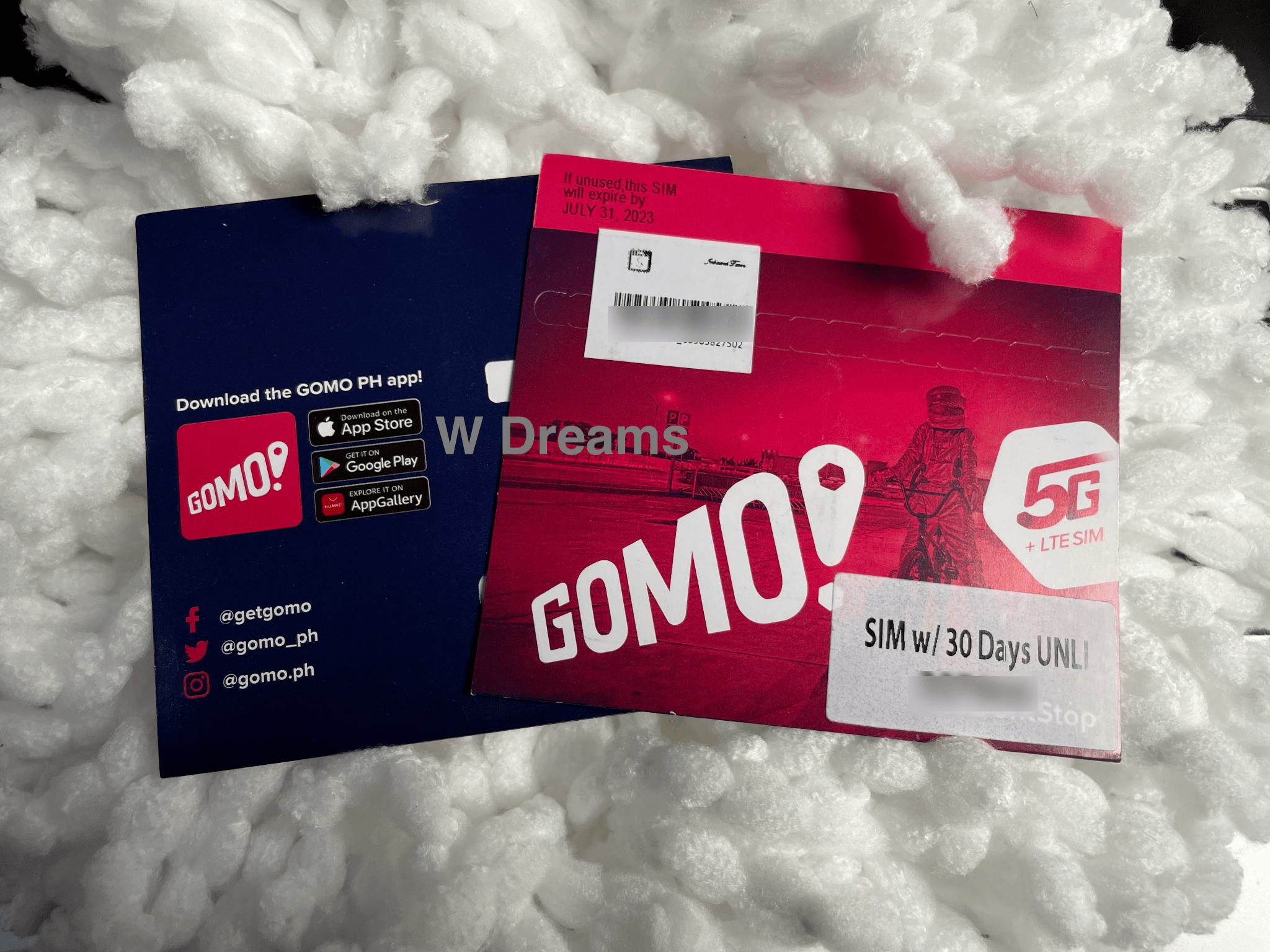 GOMO SIM w/ 30 days UNLI data Lazada PH