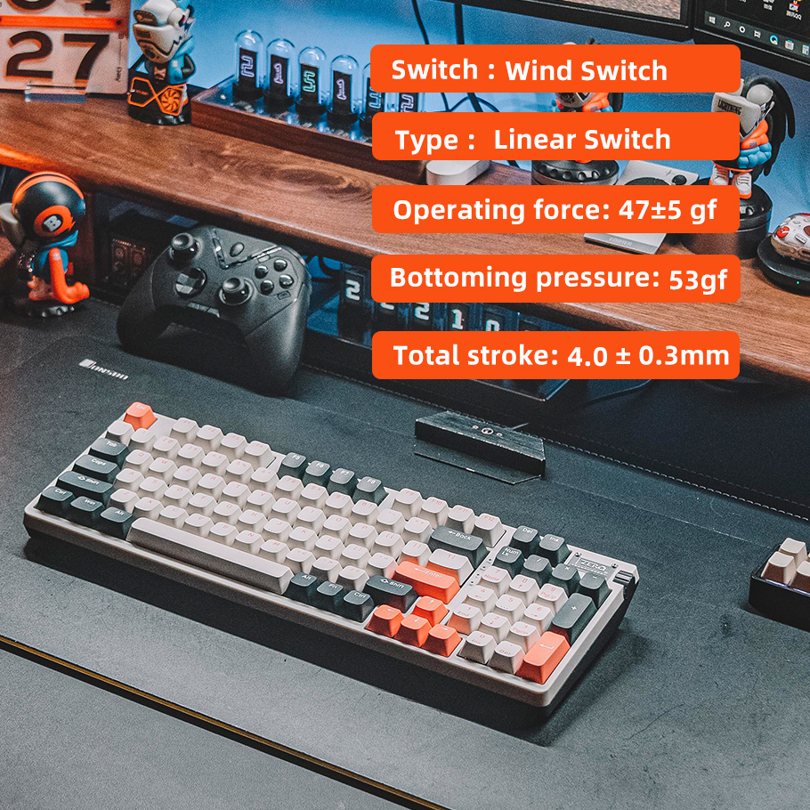 Thunderobot ZERO Mechanical Keyboard Three Modes Bluetooth/2.4G/Wired