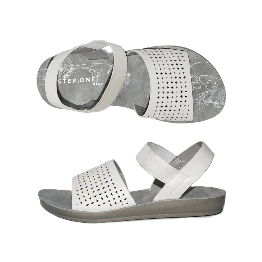 silver wedges payless