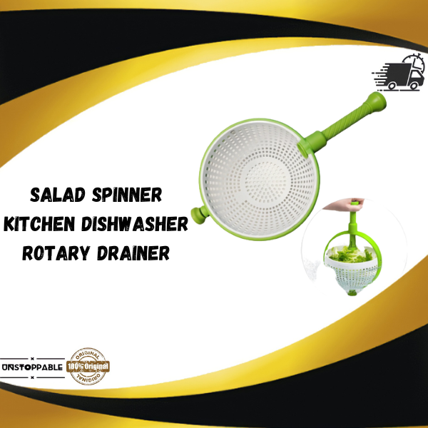 Salad Spinner Kitchen Dishwasher Rotary Drainer Spinner Dishwasher