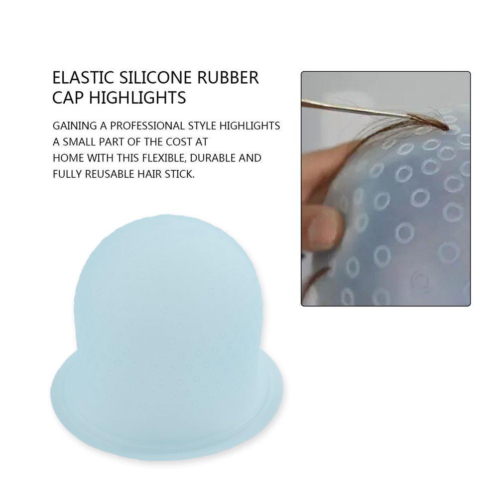 HEALTHYFY] Highlights Rubber Frosting Cap with Hook | Hair Cap For Highlight  | Hair Coloring Dye Cap | Silicon Hair Dye Cap | Hair Tools Set | Highlight  Cap | Hair Highlight