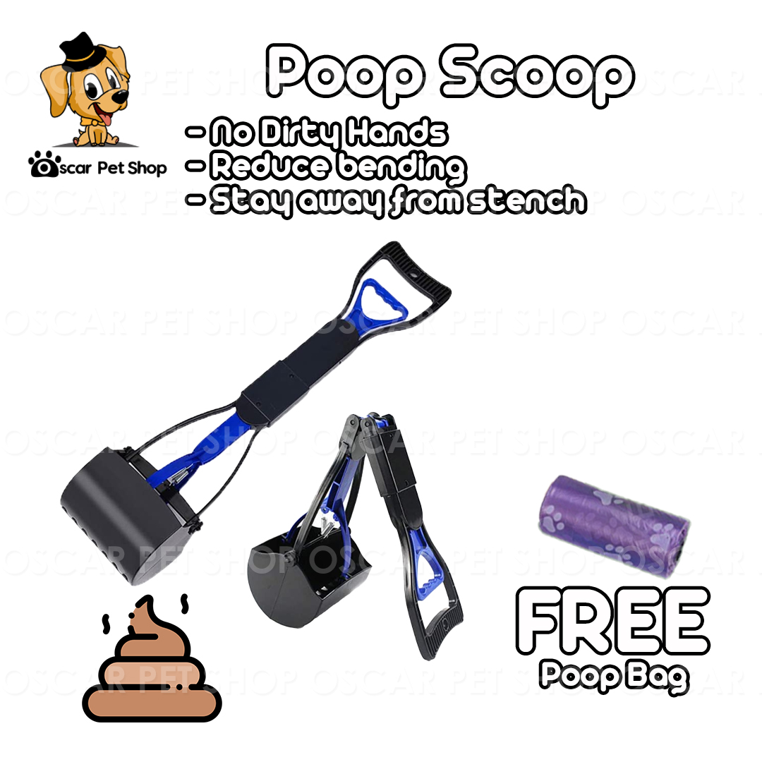Poop Scoop Pet Dog Cat Pooper Scooper Pick Up Excreta Cleaner Waste