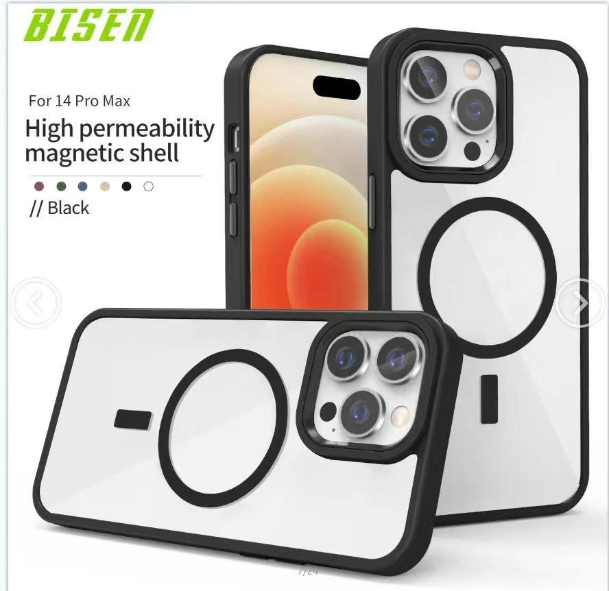 TRANSPARENT COLOR MAGSAFE ACRYLIC CASE FOR IPHONE 11 11 PRO 11 PROMAX