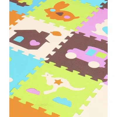 10pcs 30x30 puzzle mat baby kid playmat play mat crawling playmat crawl mat