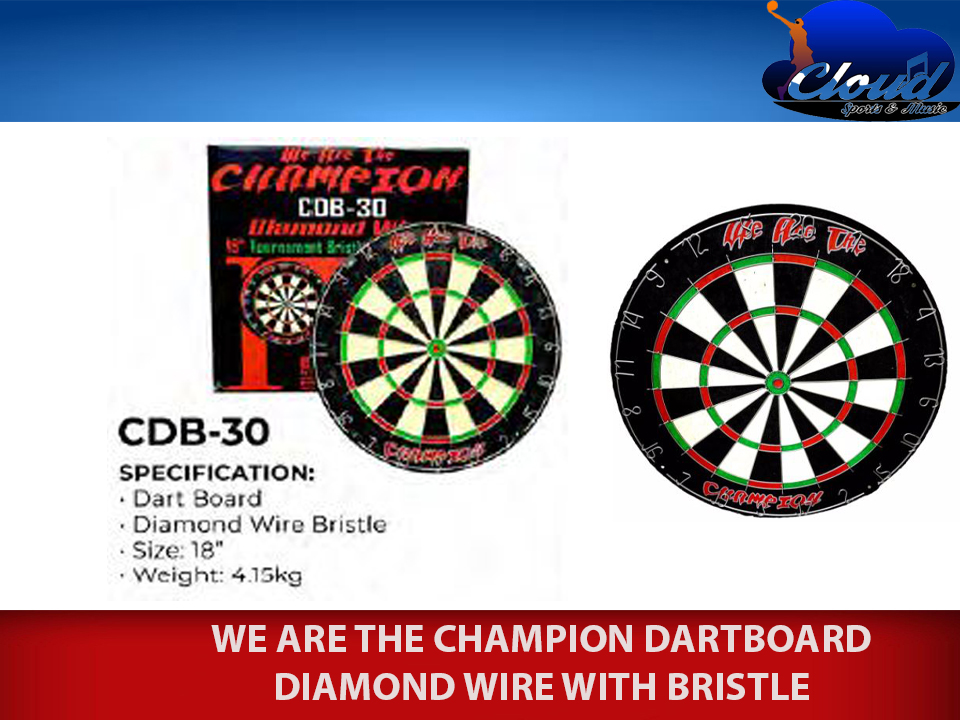 We Are The Champion Dartboard Diamond Wire Lazada Ph