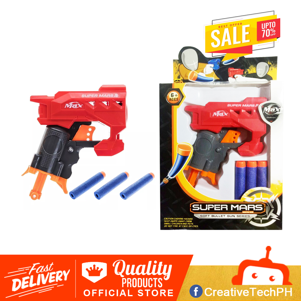 Super Mars Soft Bullet Gun Blaster Toys Toys For Kids By Creative Tech 