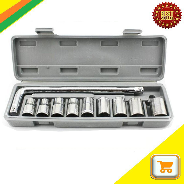 10 pc Socket Wrench set 1/2 Drive Metric Socket Wrench Set Lazada PH