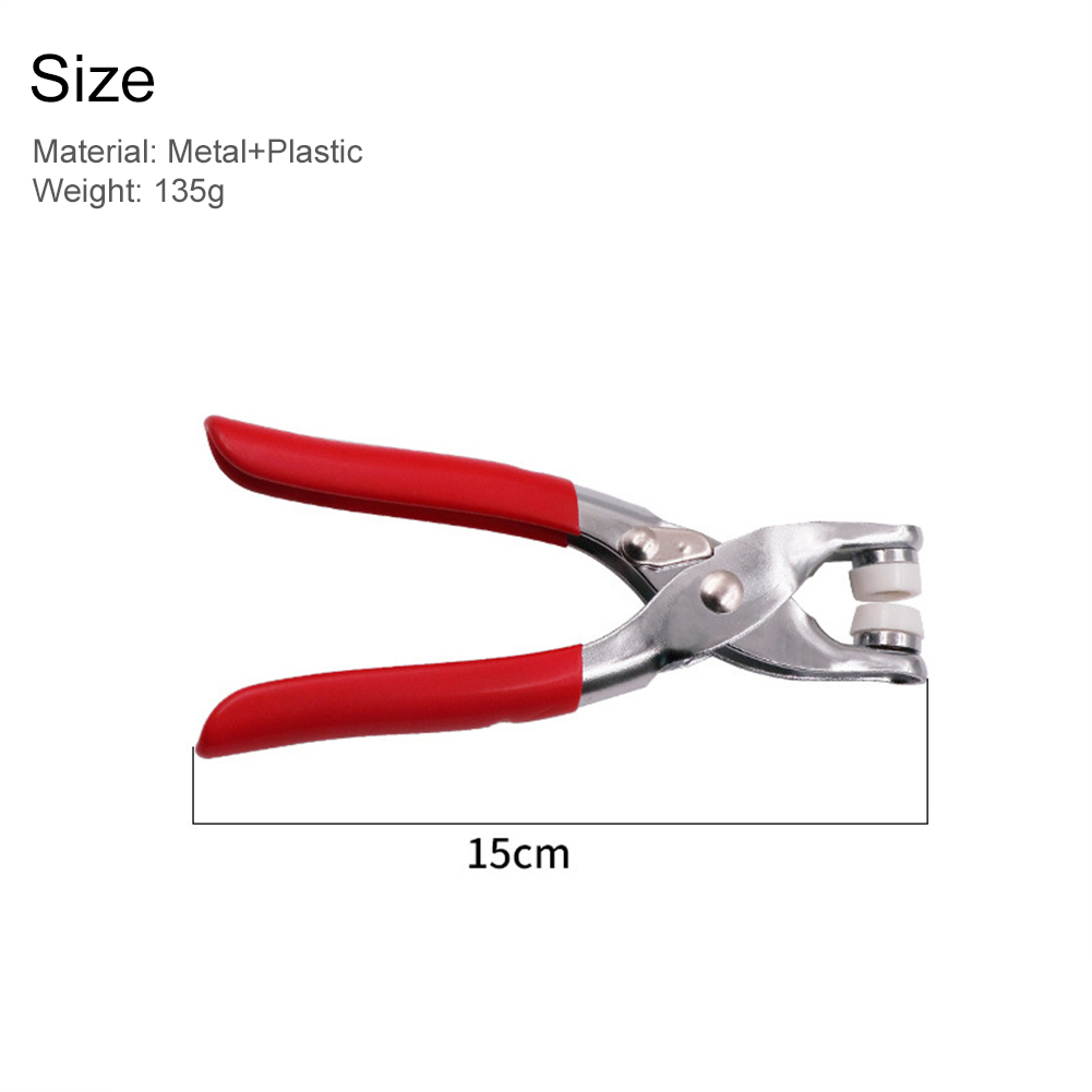 Snap Button Kit With Hand Pressure Pliers 50pcs Snaps , Metal