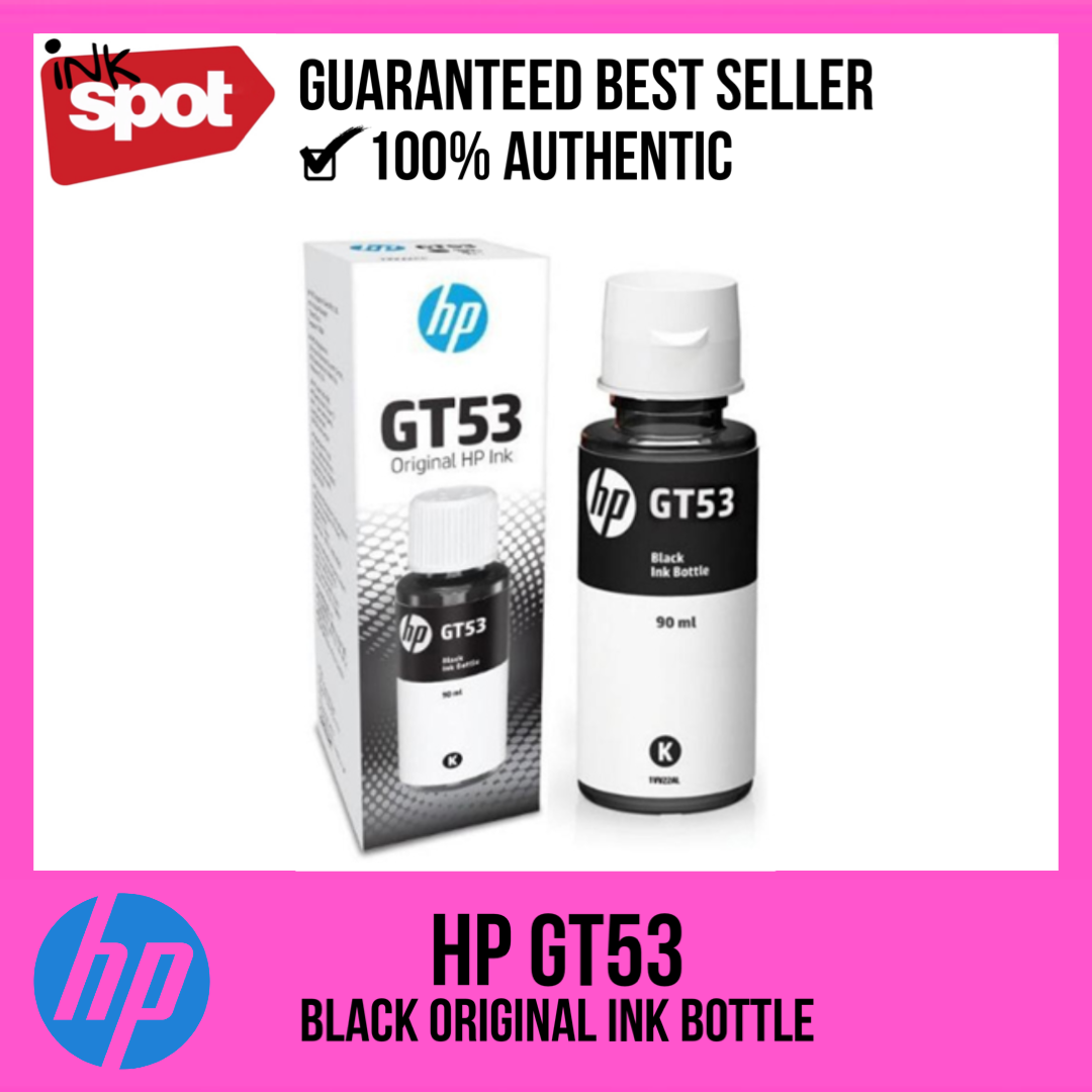 HP GT53 Black Original Ink Bottle 90ml (1VV22AA) GT53/GT51 Lazada PH
