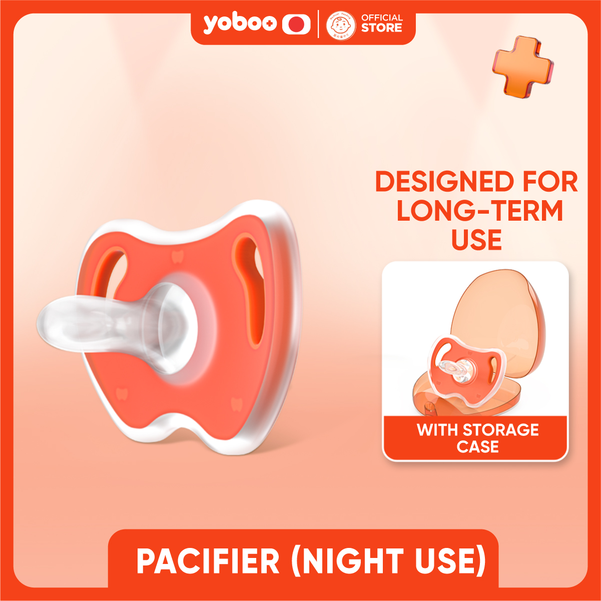 Yoboo Pacifier | Silicone Material | Ergonomic Design | Antibacterial ...