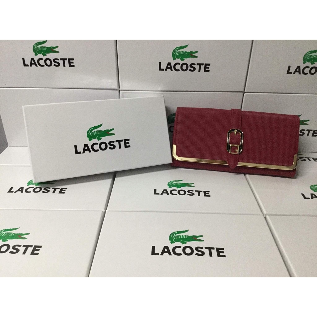 Lacoste Long Wallet. Trifold /box Lazada PH