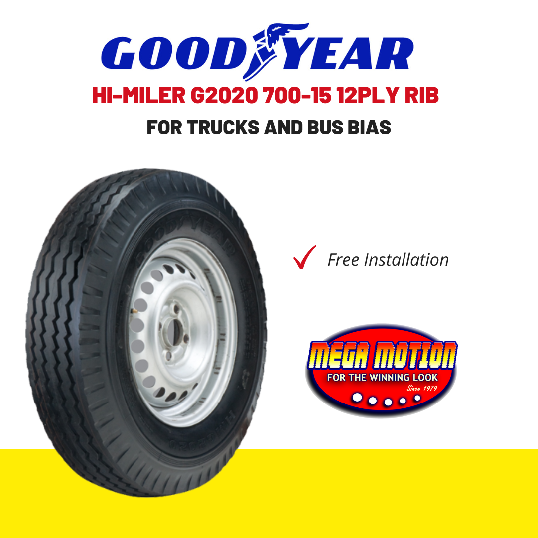 Goodyear 70015 12PLY HiMiler G2020 RIB Tire Lazada PH