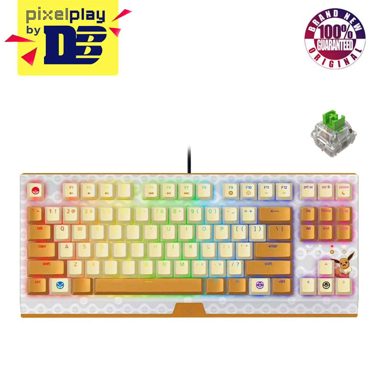 Razer Blackwidow V3 Tenkeyless Mechanical Keyboard (Green Switch