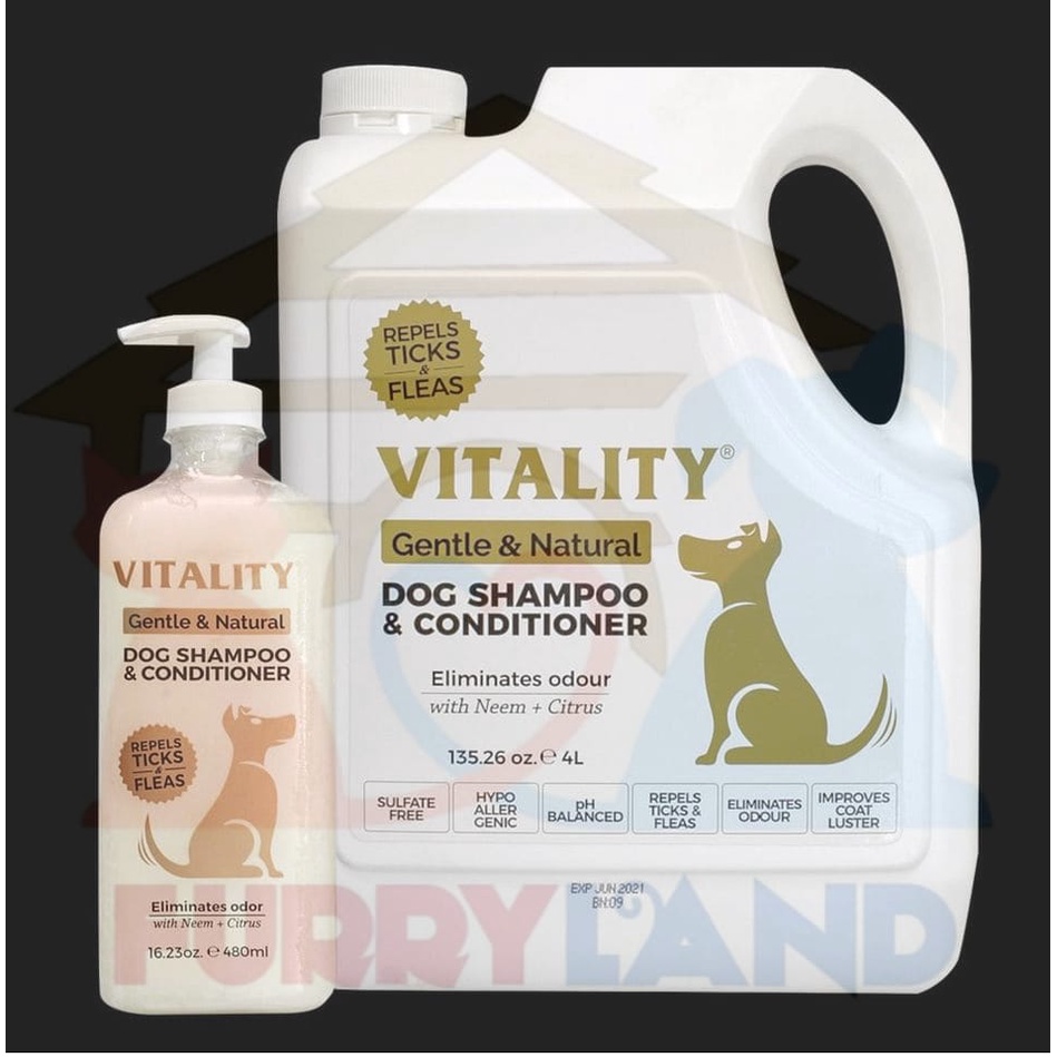 Vitality Dog Shampoo & Conditioner 4L Lazada PH