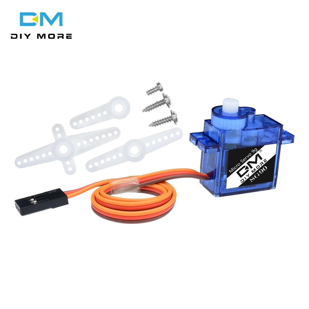 Diymore 1/5PCS RC Mini Micro Servo SG90 for RC 250 450 For Helicopter Airplane Car Boat Remote Controller Motor Accessories Classic servos 9g sg90 for rc aircraft fixed wing aircraft model telecontrol aircraft parts toy engines