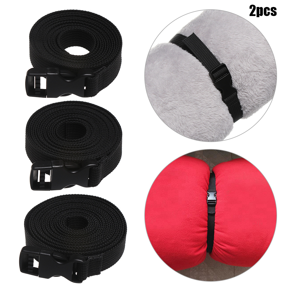RULERING 2pcs Durable Down Luggage Holder Bundle Rope Fastening Outdoor Camping Tool Cargo Tie Travel Tied Kits Baggage Strapping Belts Belt Strap