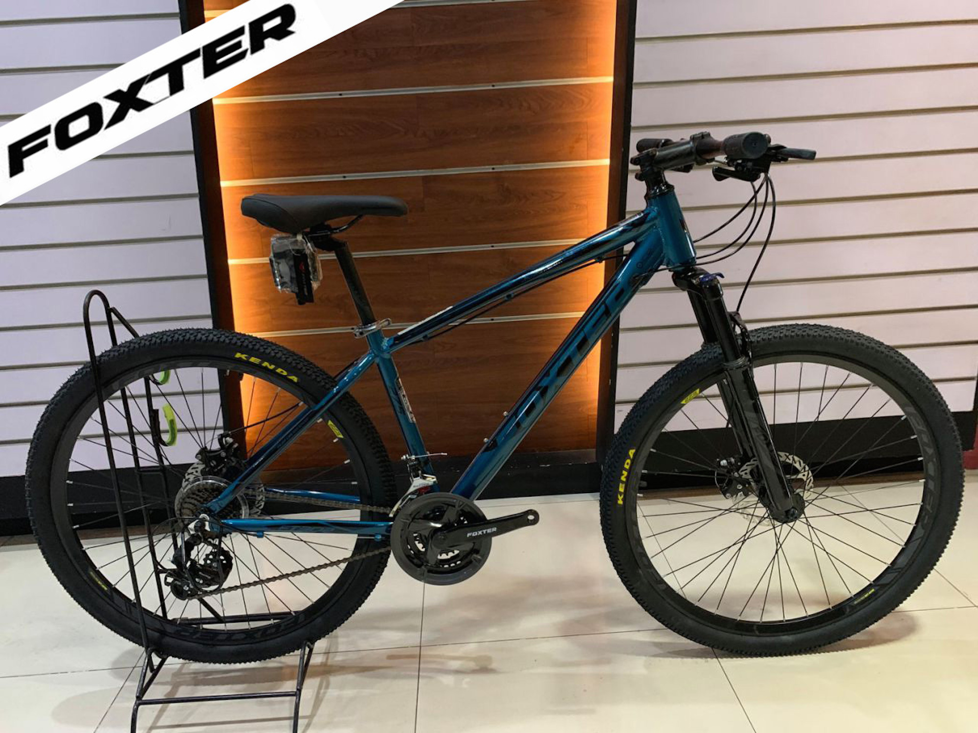 Foxter store bike blue