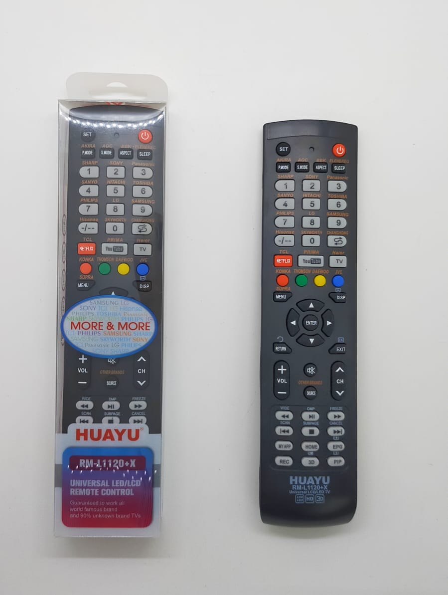 Huayu Universal Remote Control for Branded RML1120+X LED/LCD/Smart TV