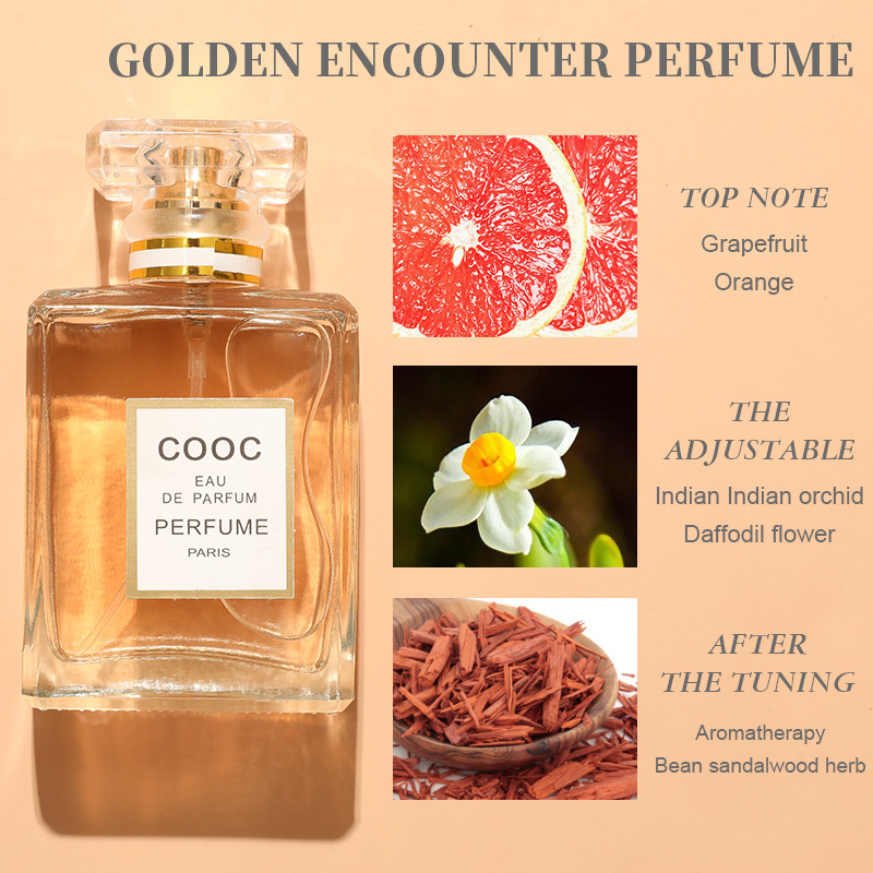 COOC Perfume for Men and Women 50ml Long Lasting Scent Oil Fragrance Light  EDP Incense Spray Bottle