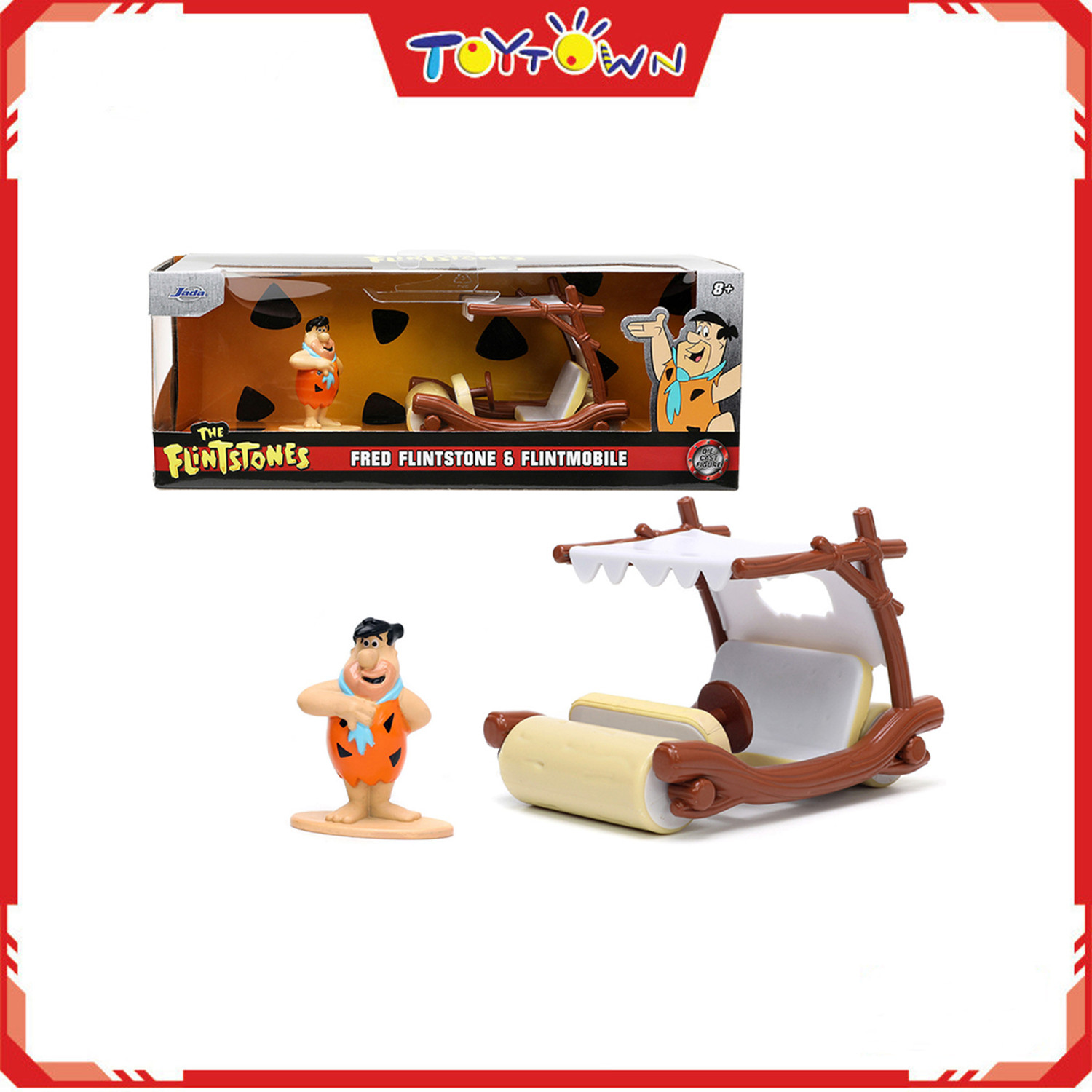 Jada Toys 132 Hr Flintstones W Fred Fig Die Cast Car Lazada Ph