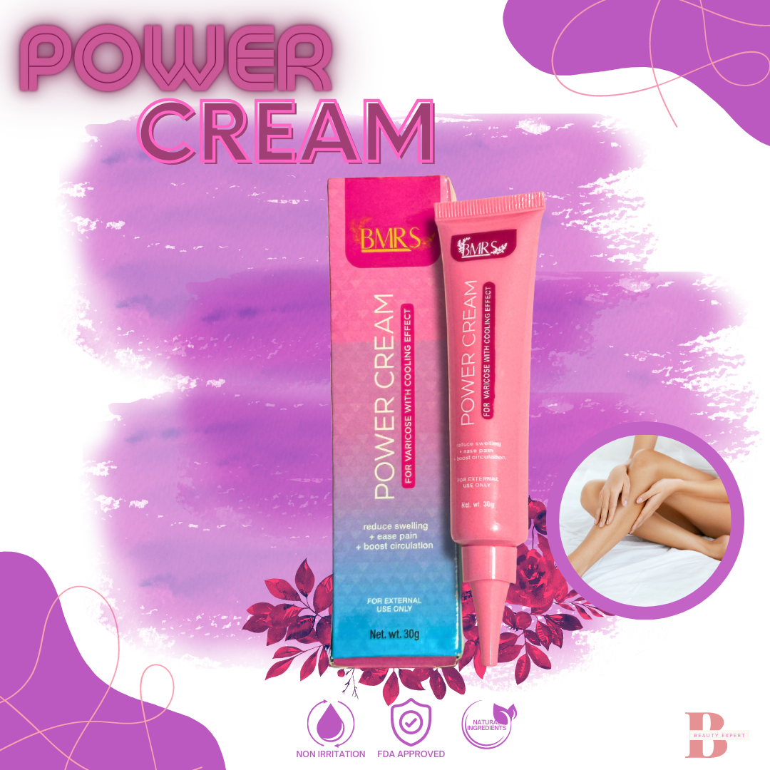 BMRS Natural Herbal Power Cream Varicose Vein Cream 30g (NEW PACKAGING