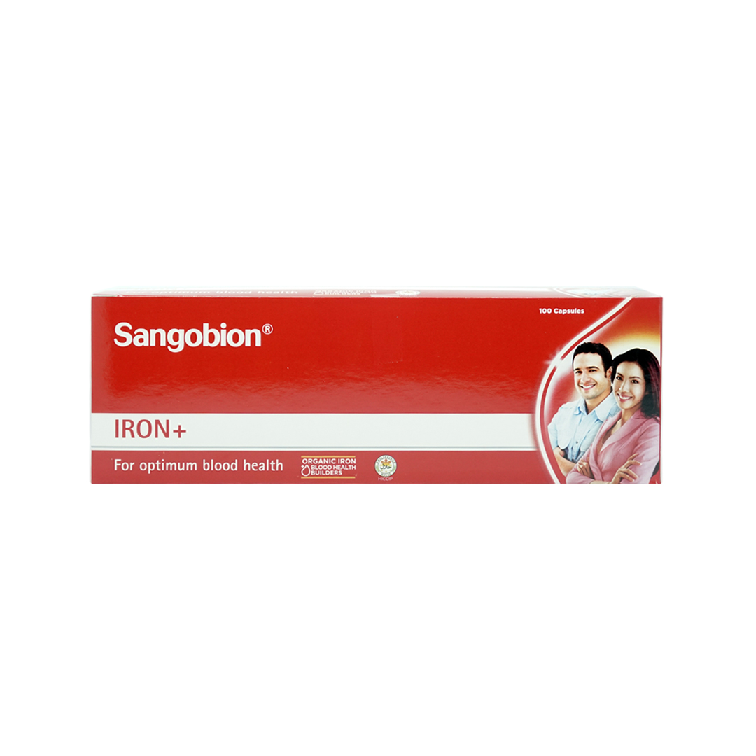 Sangobion Iron+ (10 pcs/pack) for optimum blood health Lazada PH