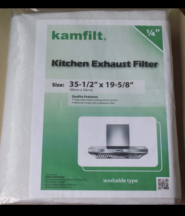Kitchen Hood Filter/ Kitchen Exhaust Filter Washable Type/ Grease