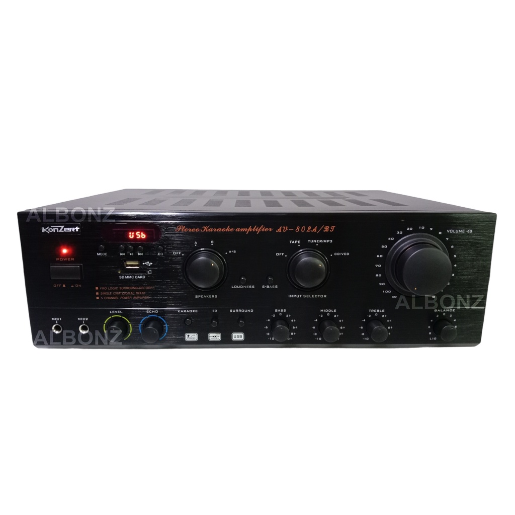 Amplifier AV802BT With Bluetooth Lazada PH
