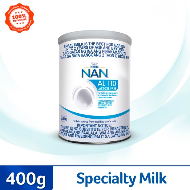 Al 110 Lactose Nestle Nan Free Lactose Nestle Nan Lactose-free