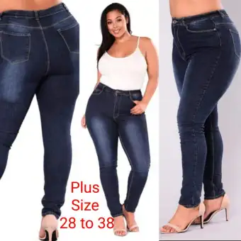 women's plus size high waisted jeans